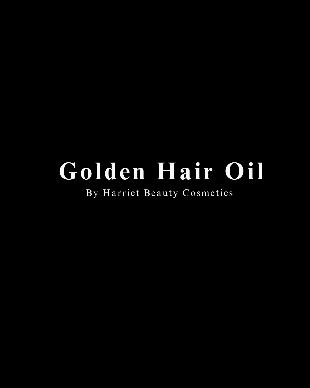 The Golden Hair Oil
